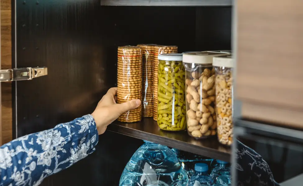 Organising a pantry